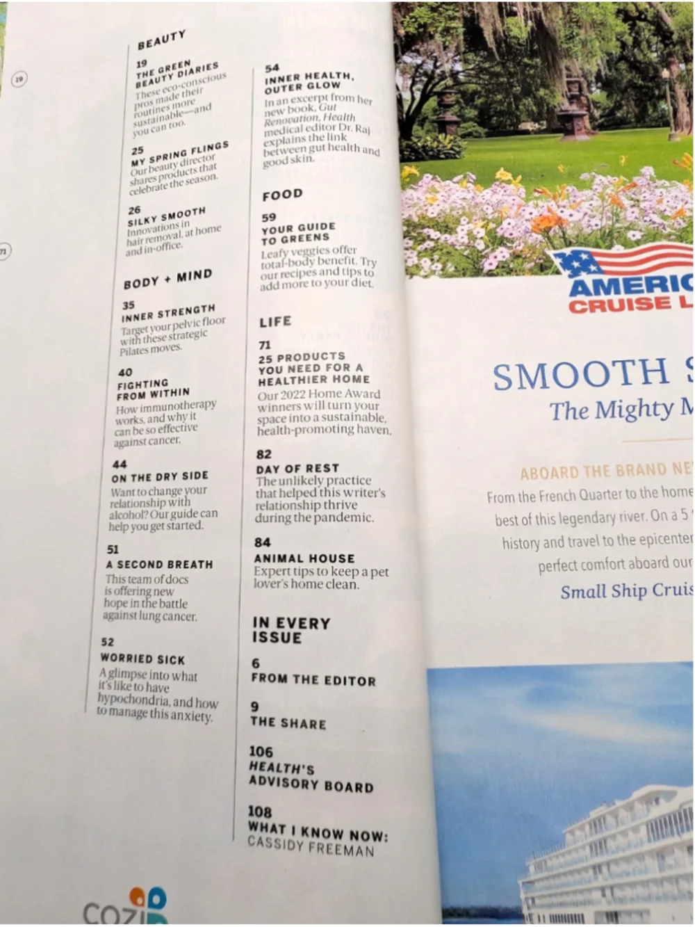 Health Magazine 2022- March Mandy Moore, April Laverne Cox